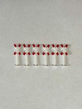 6x Andreaskreuz H0 1:87