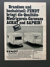 Fendt Caravan Wohnwagen Achat