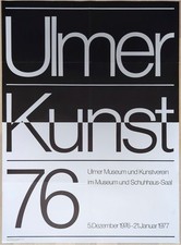 Poster Plakat - Ulmer Kunst 76