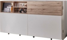 Mehrzweckregal für Wimex Schrankbett Juist 216x61x115cm weiß sanremo eiche (1833