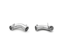 EISENMANN Edelstahl obere Downpipes mit Kat-Ersatzrohr BMW 5er F90 M5 441kW