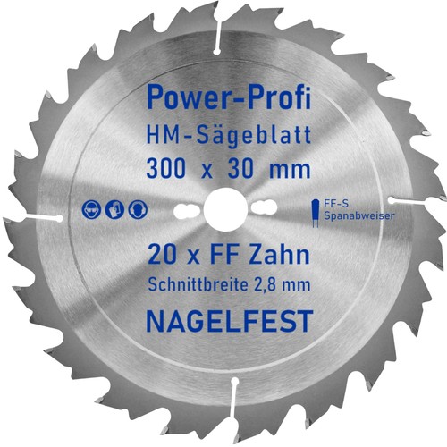 Kreis sägeblatt 300 - hm-kreis-sägeblatt,