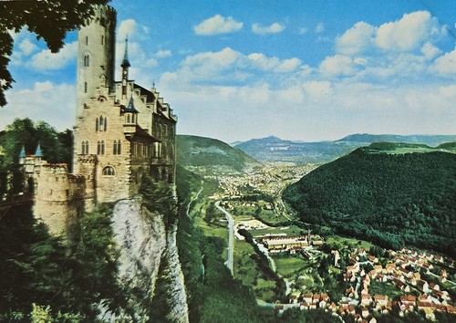 Lichtenstein schloss 1970er - ak,