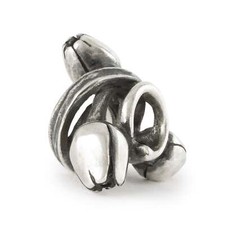 TROLLBEADS Silberbead Tulpen