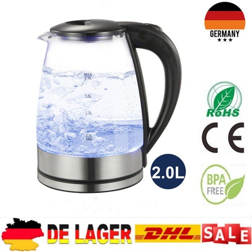 Wasserkocher glas 0l - glas, 2,0l