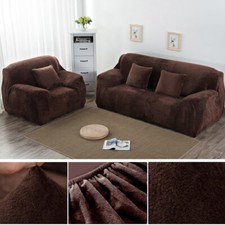 Samt Schonbezug Sofa Überwurf