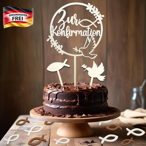Tortendeko konfirmation cake - tortendeko,