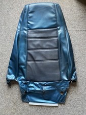 Mustang 71-73 org. Sitzbezug Rückenlehne blau / schwarz