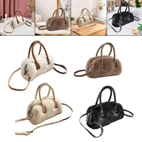 Winterplüsch-Handtasche