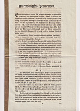 1791 Neuwied , Directionalrath J Rotberg  Promemoria für Reichsgrafen, 8-seitig