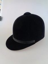 Reithelm Sturzkappe York Riding Cap schwarz samt - 52 (6 3/8) (8704)