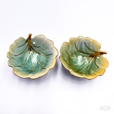 2x Cluj Napoca Porcelain Leaf