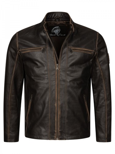 Herren lederjacke echt leder - lederjacke,