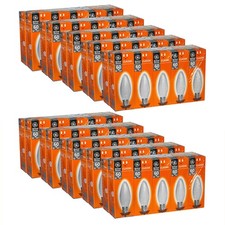 100 x GE Glühbirne Kerze 60W