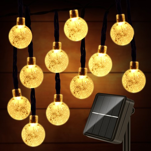 12m solar lichterkette - lichterkette, außen