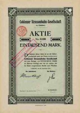 Coblenz Strassenbahn 1913