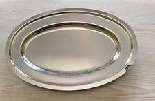 Servierplatte Edelstahl hochglänzend, DJ (hochwertig) sehr gut erhalten!