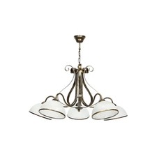 Pendelleuchte in Messing Ø81