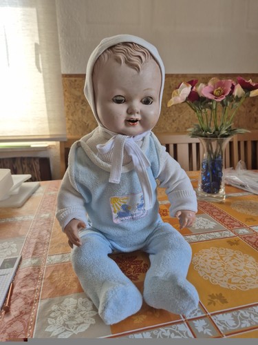 Alte babypuppe mit - babypuppe,