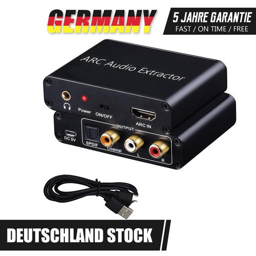 Hdmi arc audio extractor - arc, 3,5mm