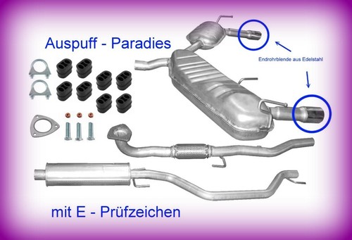 Abgasanlage kat für opel - abgasanlage, kat.