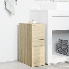 Badschrank Schmal mit Rollen