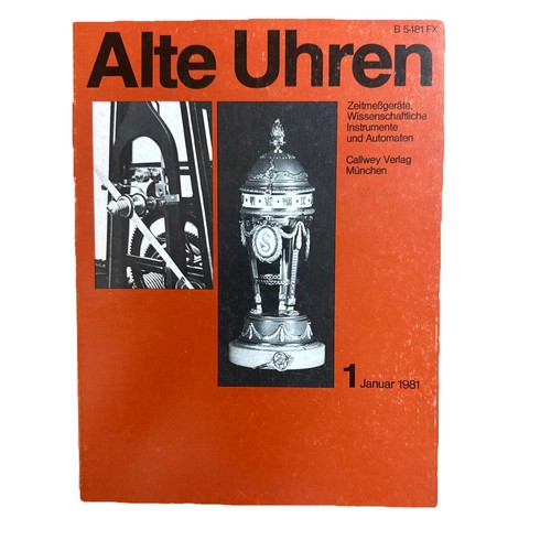 Alte uhren zeitschrift - alte,