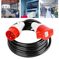 CEE Starkstromkabel 400V 16A 5-polig 5 x 2,5 mm² Verlängerungskabel 2-30 Meter