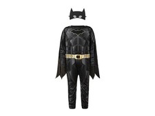 DC JUNGEN BATMAN KOSTÜM 3 TEILIG SCHWARZ GR. AUSWÄHLBAR *OVP*