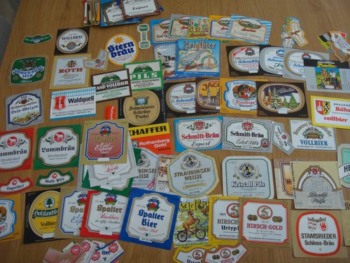 100 ältere bieretiketten - ältere,