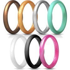 JewelryWe 7er Set Silikon