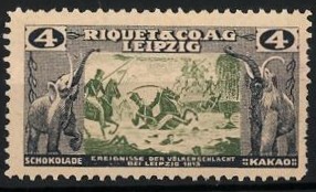 Reklamemarke leipzig riquet - leipzig,, &