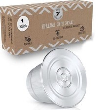 1 Wiederbefüllbare Kaffee kapsel Kapselhalter kompatibel mit Nespresso 2663
