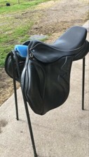 17,5 schwarzer Barnsby Sattel