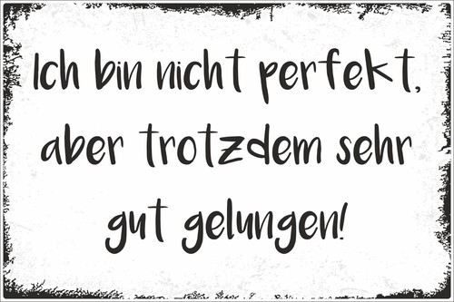 Holzschild shabby vintage ich - shabby,