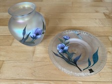 Eisch teller und passende vase - teller,