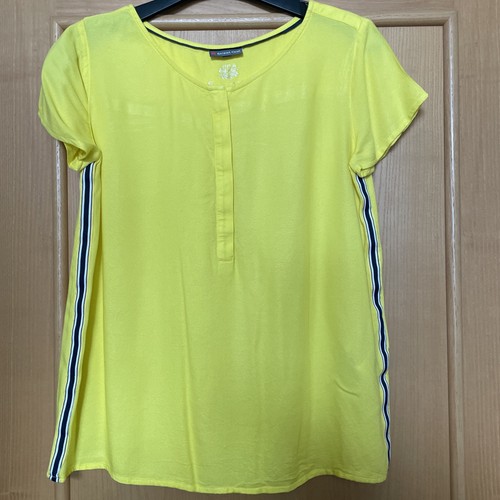 Bluse shirt gelb mit - bluse,