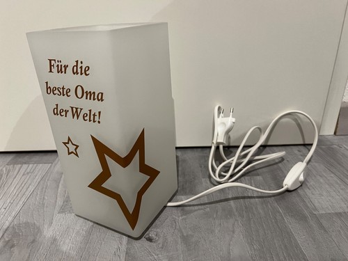 Tischleuchte frostglas weiß - tischleuchte,