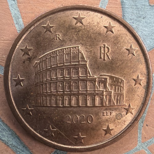Eurocent münze italia 2020 - 5-eurocent-münze,