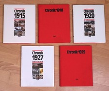 5 Bände Chronik - 1915 1918