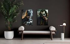 Joker Batman Leinwand Bild Farbig Joaquin Pheonix Superhelden Zigarre