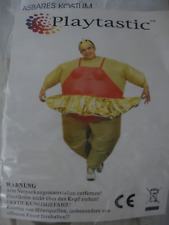 Playtastic aufblasbares Prinzessinnenkostüm Prinzessin Kostüm Karneval Events