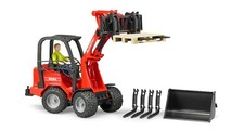 Bruder Spielzeug 02191 Schäffer Hoflader Figur Zubehör Traktor Radlader Stapler
