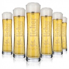 6x Licher Glas 0,3l Designglas