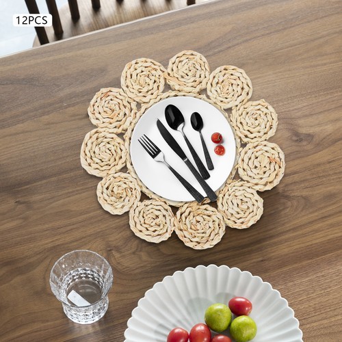 Stück tischsets rund - 12,
