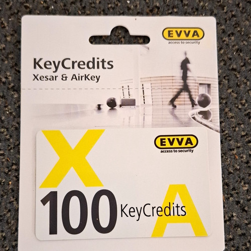 Evva keycredits karte - 100, €
