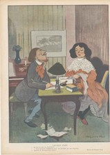 Original alter antiker Druck