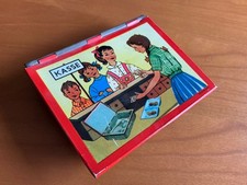 Vintage Kinderkasse Kinderpost aus Metall lithografiertes Blech