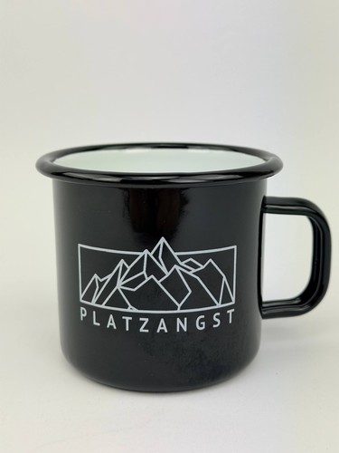 Platzangst emaille becher tin - becher,