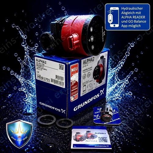 Grundfos alpha 40 130mm - alpha, 25-40